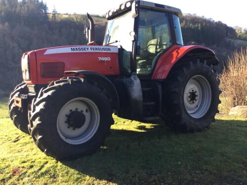 2004 MASSEY FERGUSON 7490 DYNA VT 4WD TRACTOR
