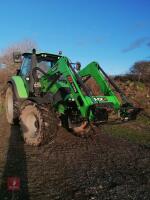 2015 DEUTZ FAHR 6140 4WD TRACTOR WITH MX LOADER - 29