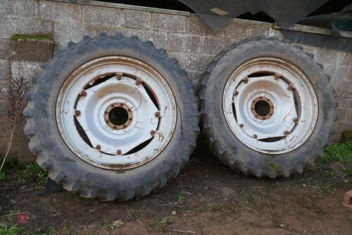2 X 420/80 R46 STOCK DUAL WHEELS & TYRES