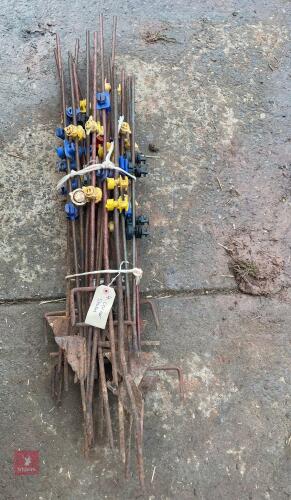 20 RAPPA METAL CORNER FENCING STAKES