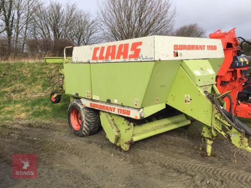 1997 CLAAS 1150 QUADRANT BALER (S/R)