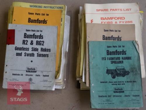 BAMFORDS PARTS BOOKS