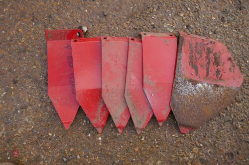 6 X SKID PLATES FOR A LELY MOWER