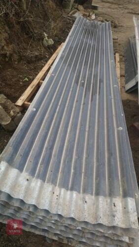 35 16FT LONG ALUMINIUM CORRUGATED SHEETS