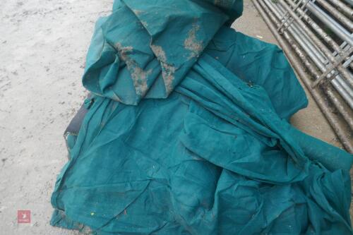 SILAGE BAGS FILLED WITH STONE +NET COVER