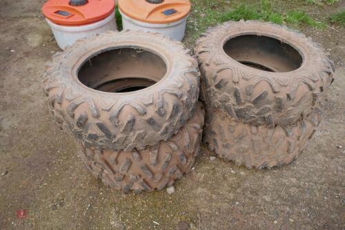 4 X BIGHORN FRONT & REAR GATOR TYRES