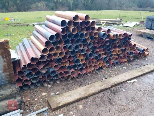 4'' PIPE LEGS FROM RAISED POULTRY HOUSE