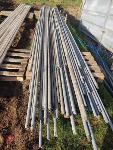 LARGE QUANTITY OF GALVANISED TUBING