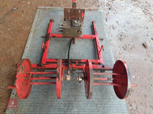 OLD POWER WASHER AND HOSE REELS