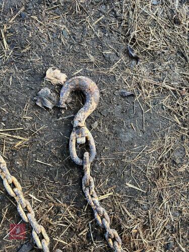 HEAVY DUTY CHAIN WITH LIFTING HOOK