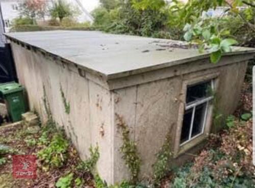 CONCRETE SECTIONAL GARAGE (DISMANTLED)