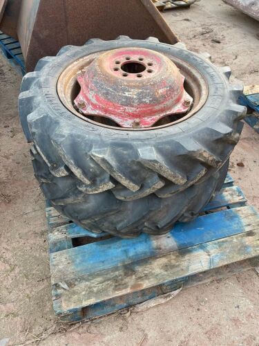 2 X MASSEY FERGUSON WHEELS