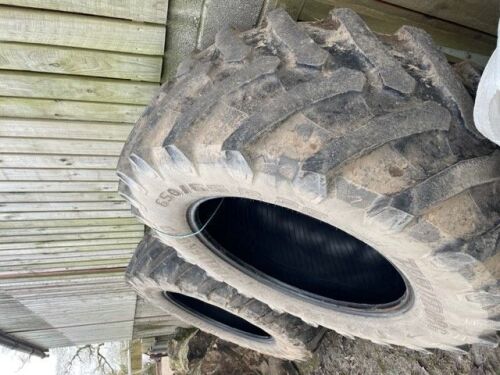 2 TRELLEBORG TM800 540/65R28 FRONT TYRES