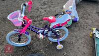LONGBIRD KIDS BIKE C/W WITH STABALISERS - 4