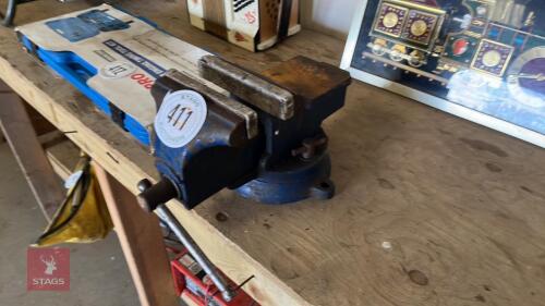 WORKSHOP BENCH VICE C/W SOFT JAWS