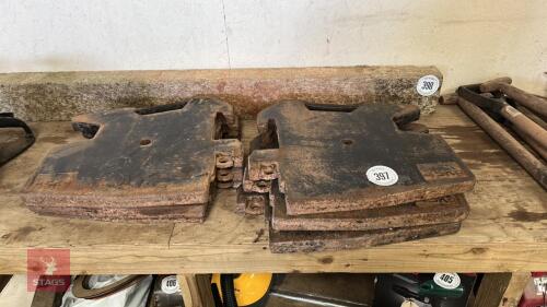 6 X 45KG WAFER WEIGHTS