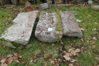 3 HALF MOON GRANITE COPING STONES - 5