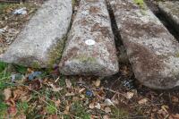 3 HALF MOON GRANITE COPING STONES - 5