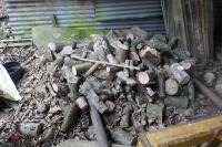 SMALL HEAP OF FIREWOOD LOGS