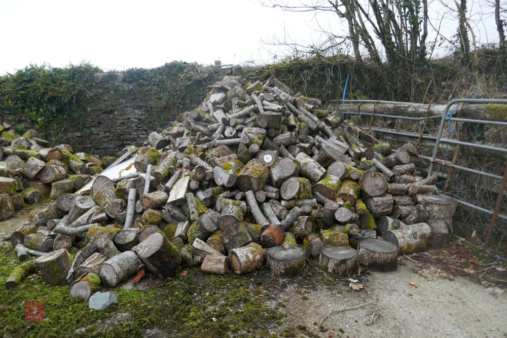 HEAP OF FIREWOOD LOGS