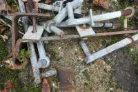 QTY GATE HANGINGS AND LATCHES - 2