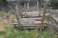 APPROX 50 USED WOODEN FENCE STAKES - 7