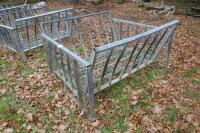 GALVANISED 5' X 5' ROUND BALE FEEDER - 3
