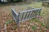 GALVANISED 5' X 5' ROUND BALE FEEDER - 7