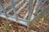 GALVANISED 5' X 5' ROUND BALE FEEDER - 6