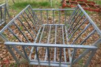 GALVANISED 5' X 5' ROUND BALE FEEDER - 2