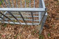 GALVANISED 5' X 5' ROUND BALE FEEDER - 4