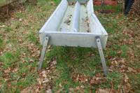 FREESTANDING GALVANISED CATTLE TROUGH - 4