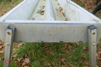 FREESTANDING GALVANISED CATTLE TROUGH - 7