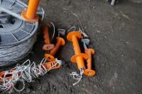 2 GALLAGHER REELS OF ELECTRIC FENCE CORD - 3