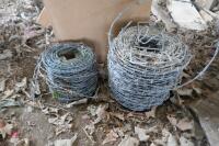 3 PART ROLLS OF BARBED WIRE - 4