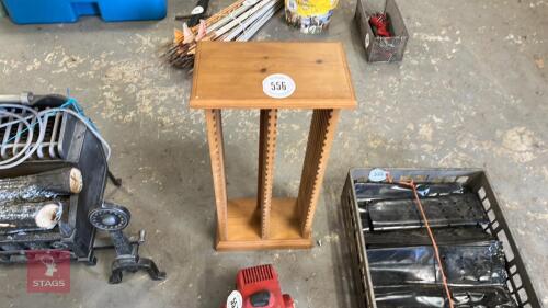 CD/DVD WOODEN STORAGE RACK