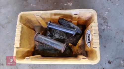 3 VINTAGE IRONS