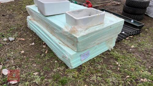 8 SHEETS OF STYROFOAM INSULATION