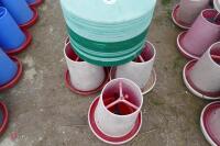 21 RED MANOLA FEEDERS - 12