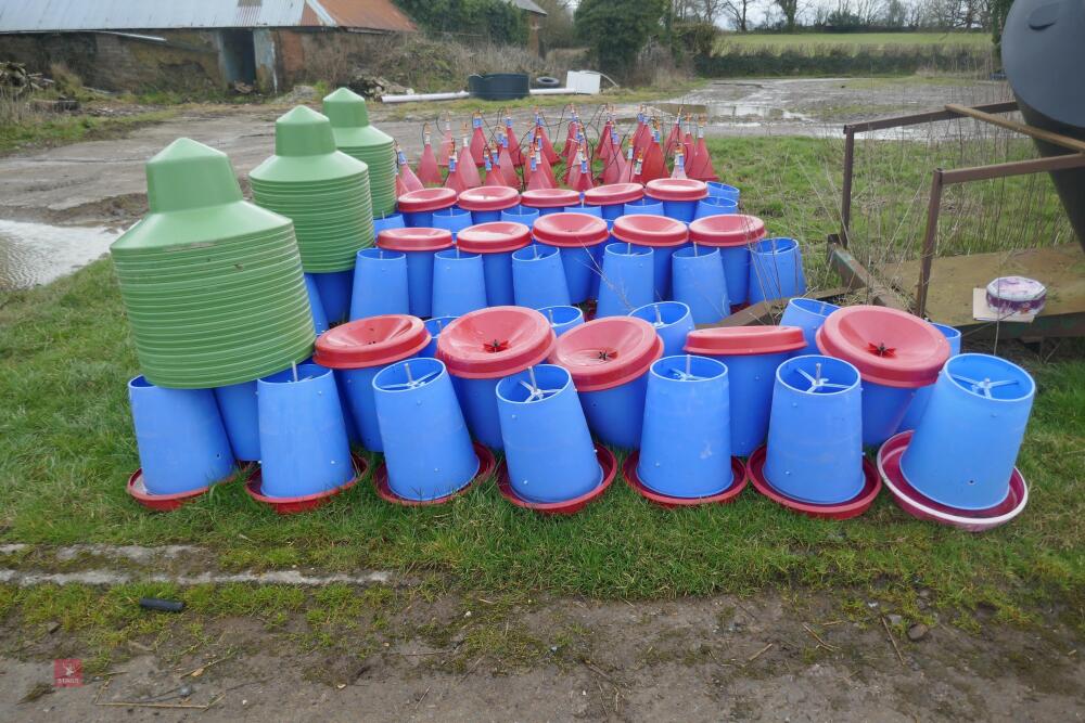 20 BLUE MANOLA FEEDERS