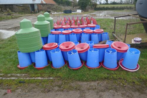 20 BLUE MANOLA FEEDERS