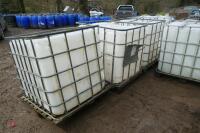 6 IBX 1000 LITRE CONTAINERS - 8