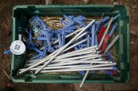 TRAY OF MANOLA STARS, POLES ETC - 2