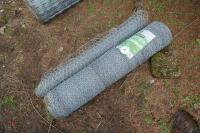 2 ROLLS OF UNUSED POULTRY STOCK WIRE - 6