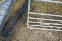 15' GALVANISED FEED GATE - 2