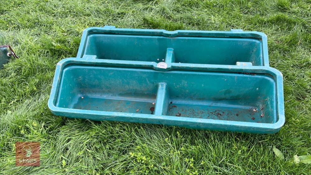 2 JFC HOOK-OVER TROUGHS