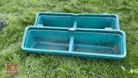 2 JFC HOOK-OVER TROUGHS