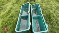 2 JFC HOOK-OVER TROUGHS - 2