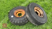 2 X 12.5/80 15.3 WHEELS & TYRES - 2