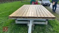13' X 7' FLATBED TRAILER - 4